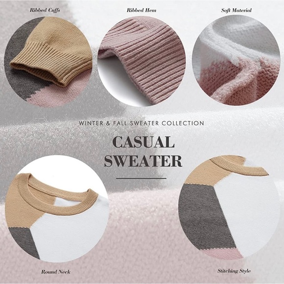 KIRUNDO Zebra Striped Print Color Block Knit Pullover Sweater, NWOT, Sz Large - Picture 7 of 10